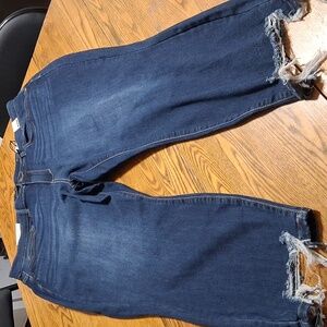 JUDY BLUE Jeans Womens BLUE Dark 22W Denim NEW MID RISE Relaxed Fit NEW